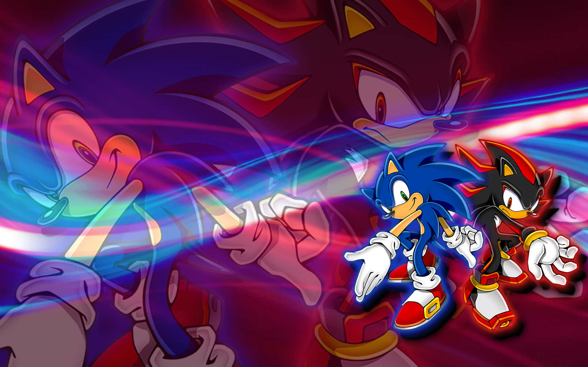 Sonic En Shadow Achtergrond