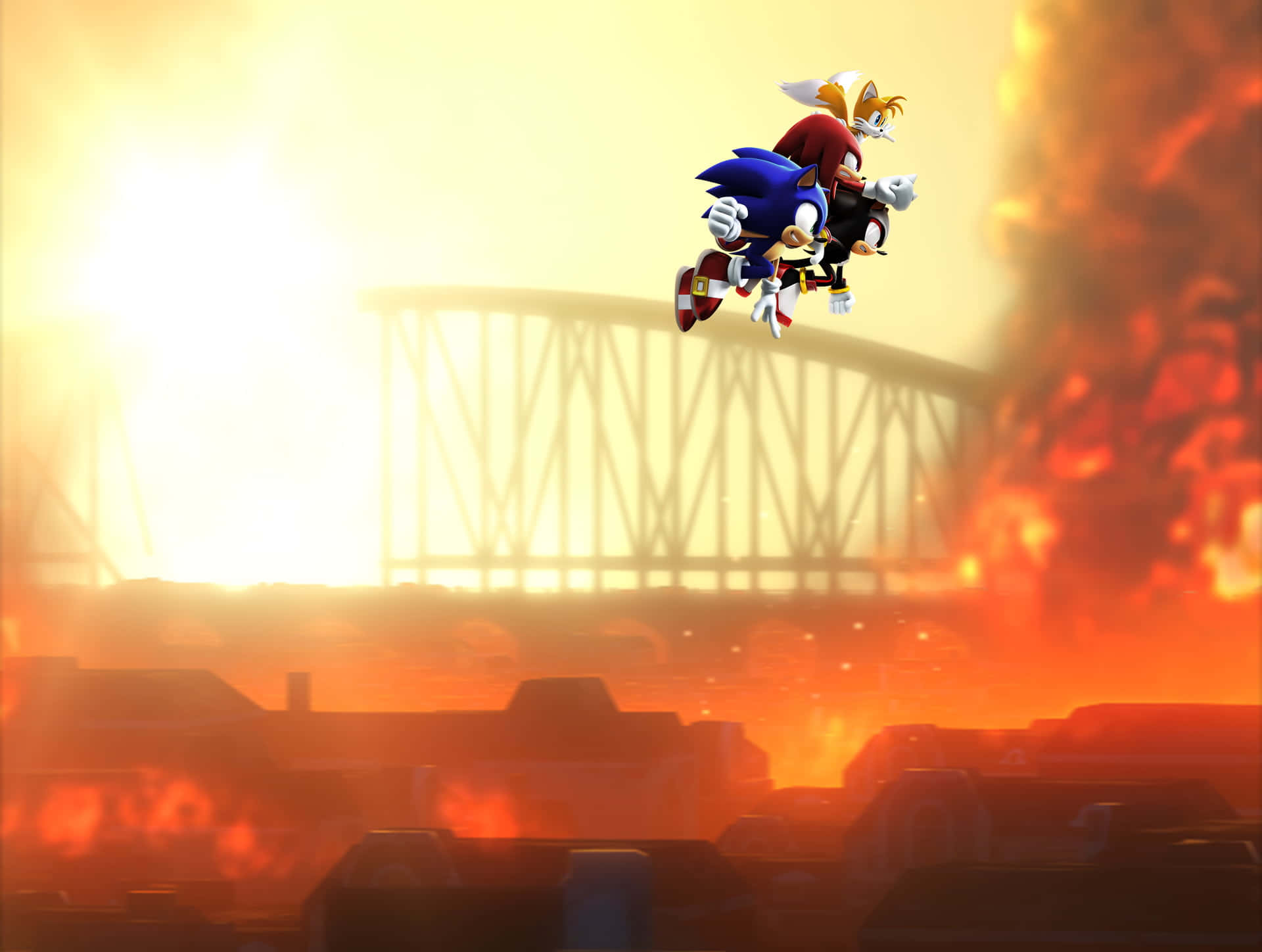 Sonic Forces Snelheid Battle Achtergrond