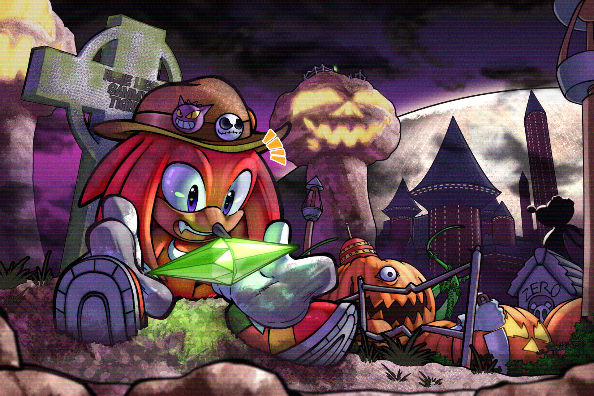 Sonic Pumpkin Hill Wallpaper