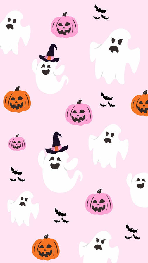 Söt Halloween Telefon Wallpaper