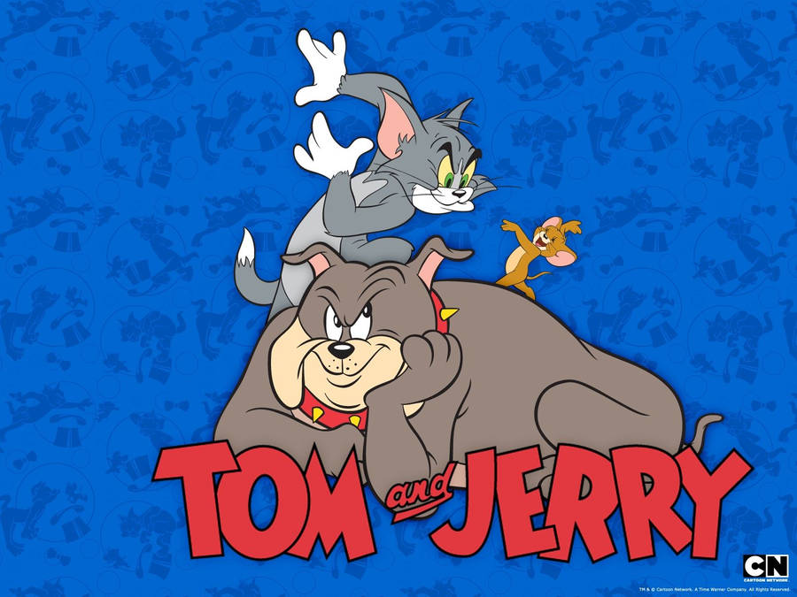 Söt Tom Och Jerry Wallpaper