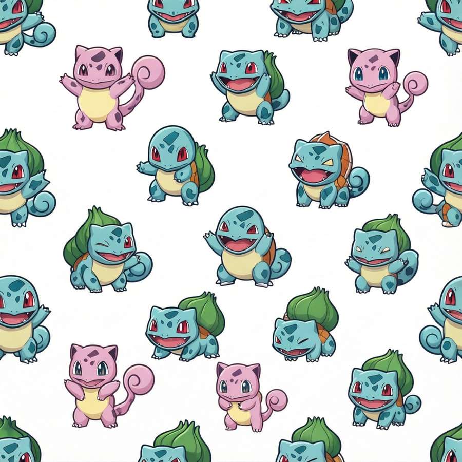 Seamless pattern of cute Spheals, perfect for fabric or wallpaper. — Spheal Picture