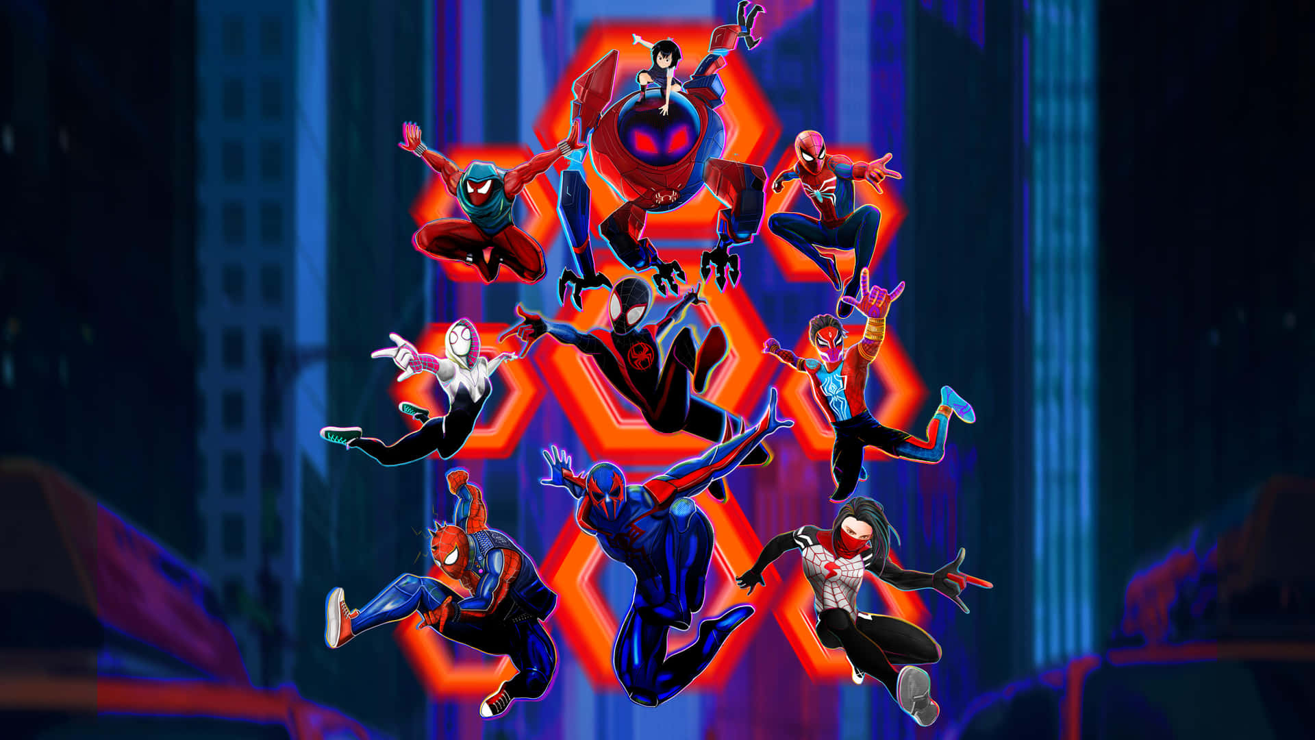 Spider Man Across The Spider Verse Fond d'écran