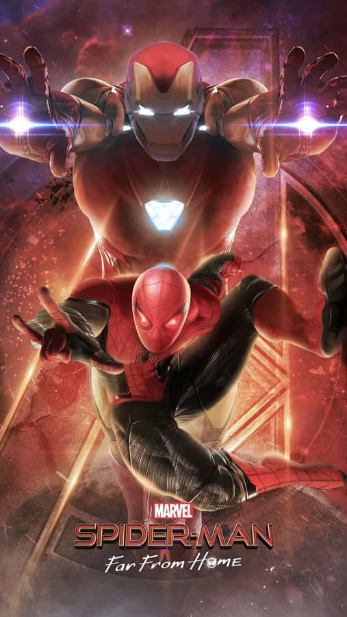 Spider Man Dan Iron Man Wallpaper