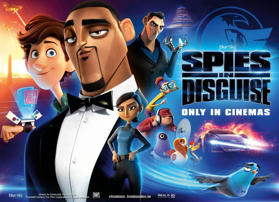 Spies In Disguise Background Wallpaper