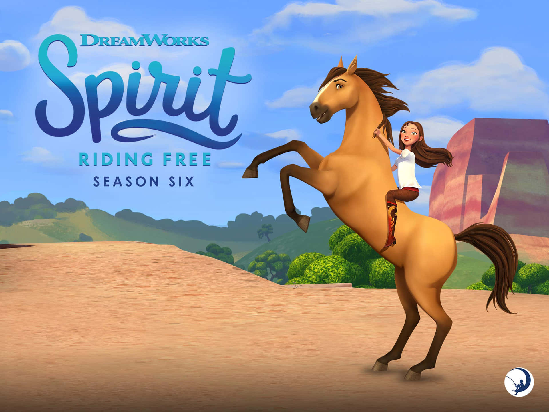 Spirit Riding Free Achtergrond