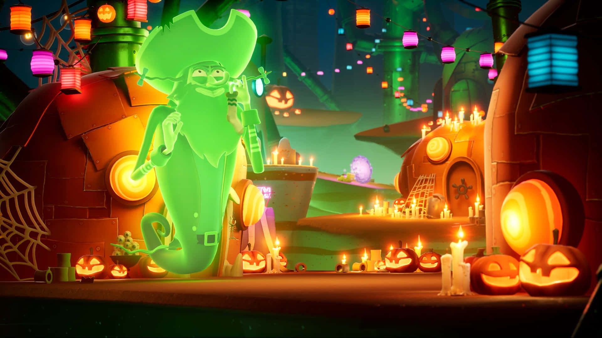 Spongebob Aesthetic Desktop Achtergrond