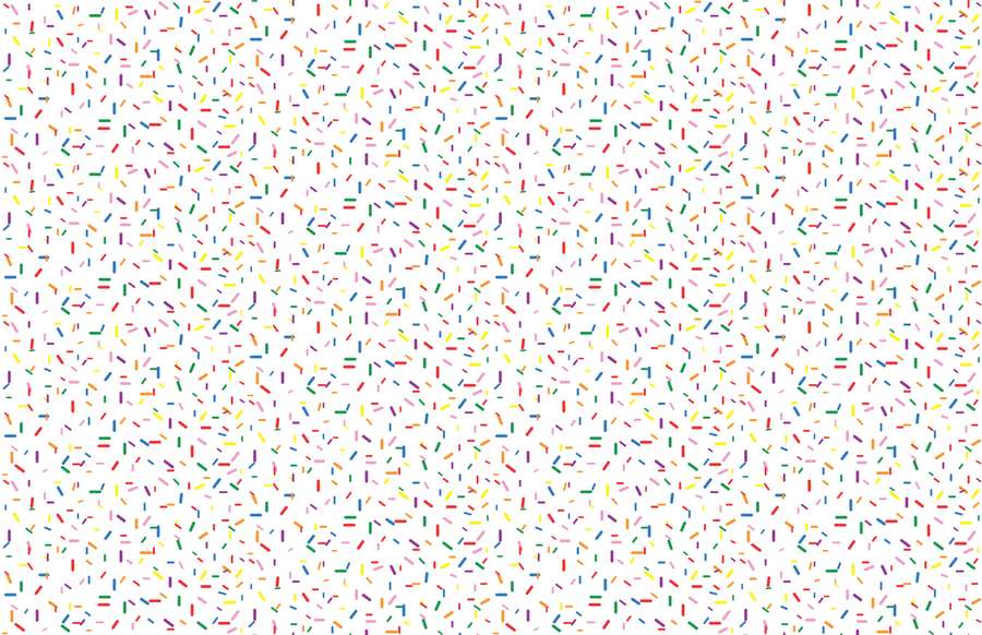 Colorful confetti pattern on white background for festive designs. — Sprinkle Background