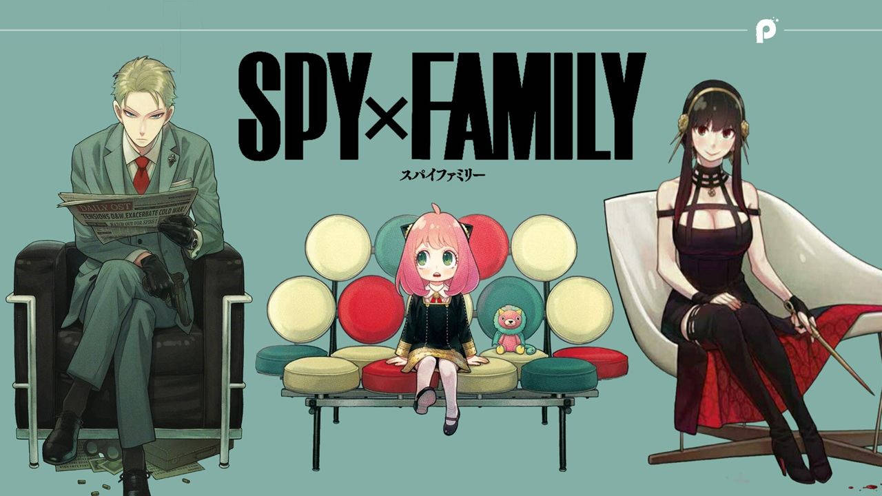 Posters Anime Spy X Family, Kraft Paper Wall Painting