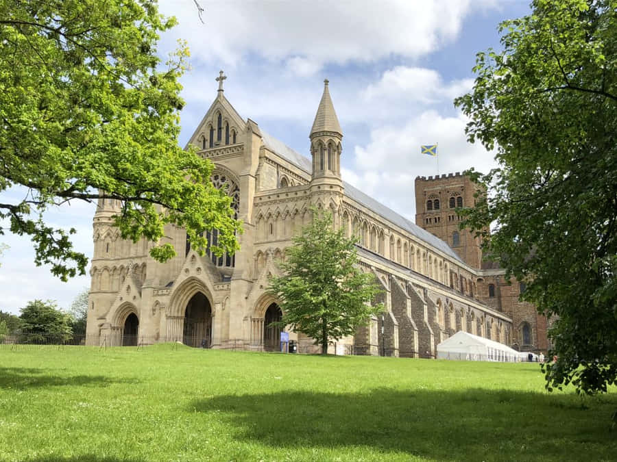 St Albans Storbritannia Bakgrunnsbildet