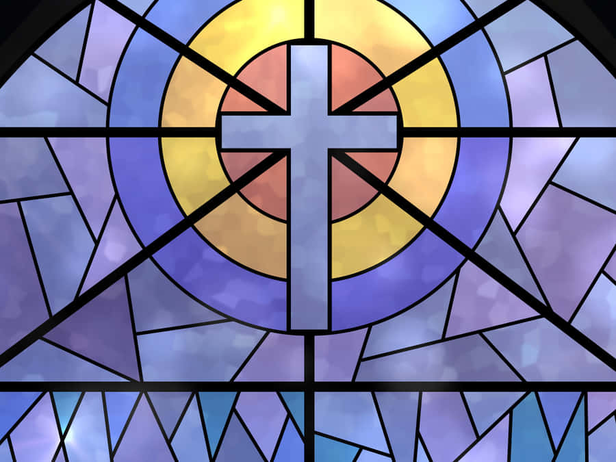 Stained Glass Background Wallpaper
