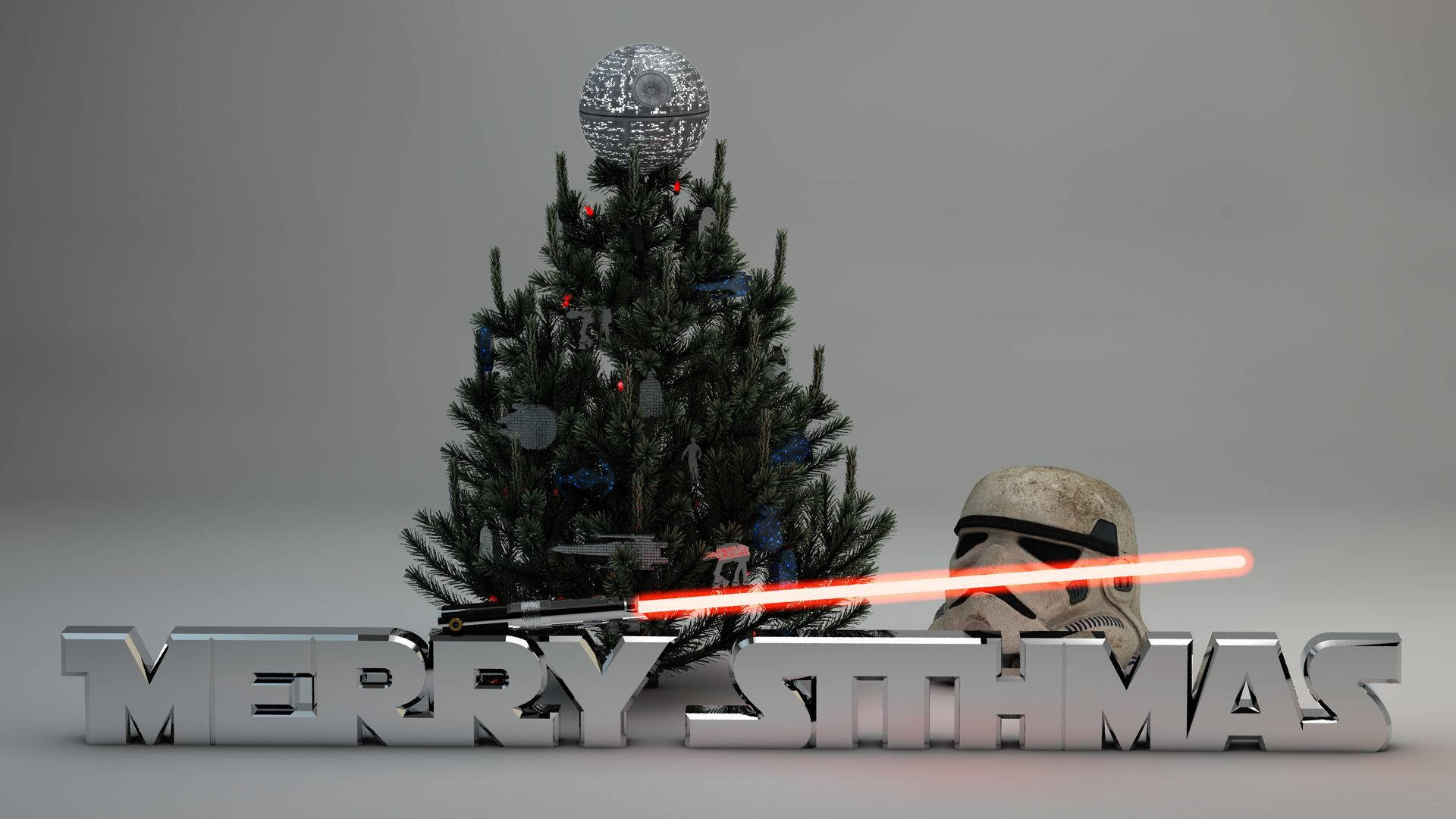 Star Wars Christmas Background Wallpaper
