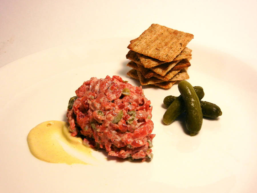 Steak Tartare Achtergrond