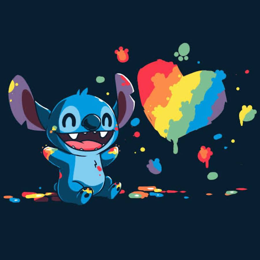 Stitch Aesthetic Background Wallpaper