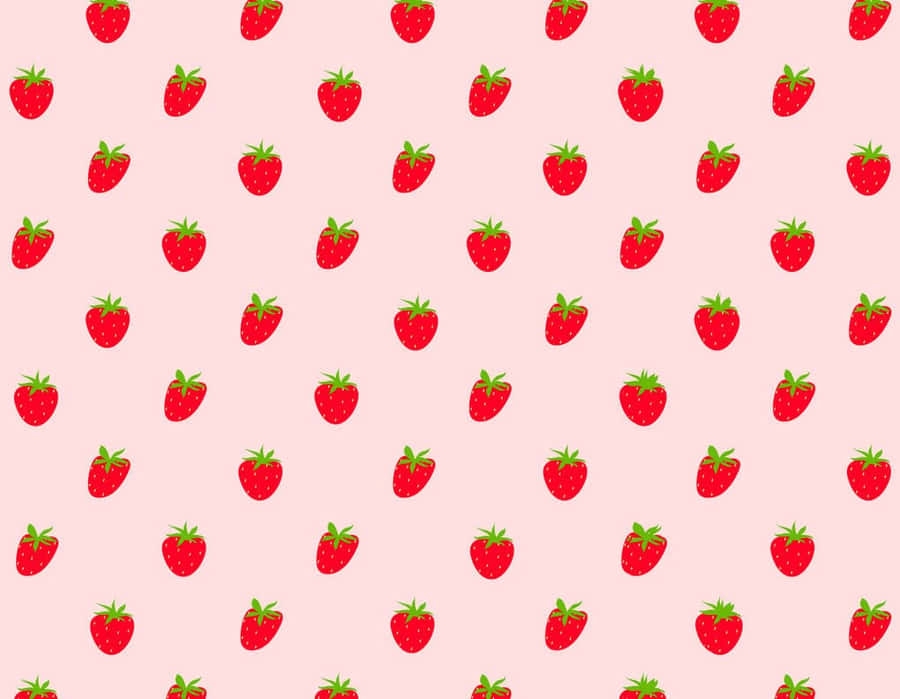 Strawberry Ästhetischer Hintergrundbilder