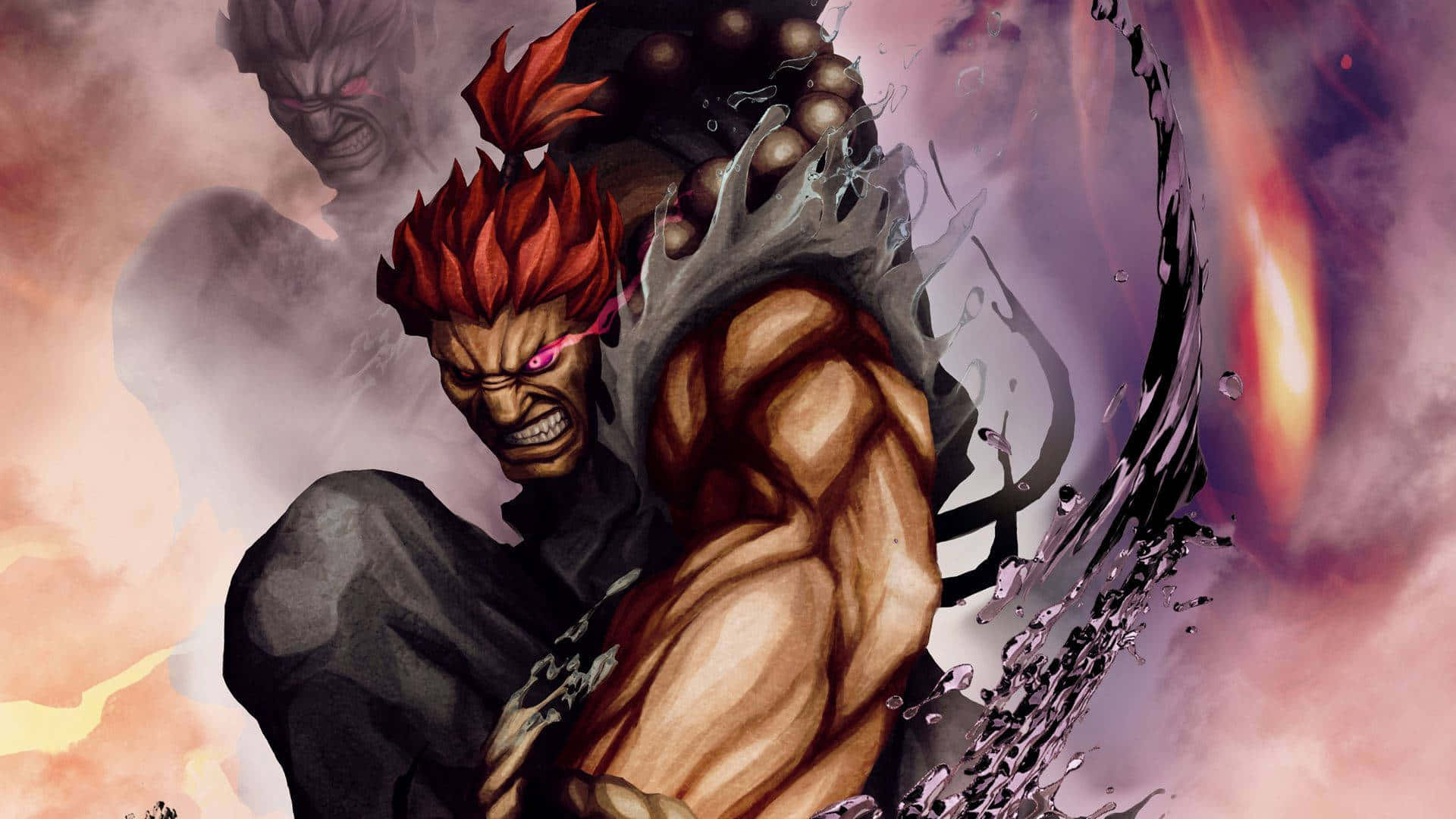 Street Fighter Akuma Achtergrond