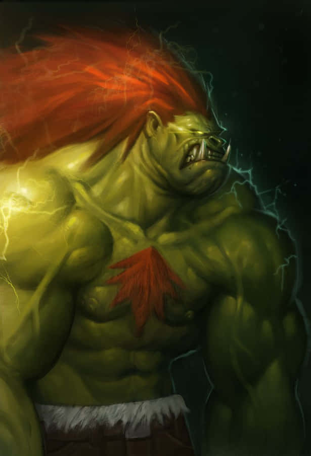 Street Fighter Blanka Bakgrunnsbildet