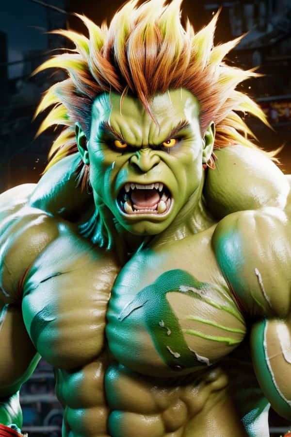 Street Fighter Blanka Fond d'écran