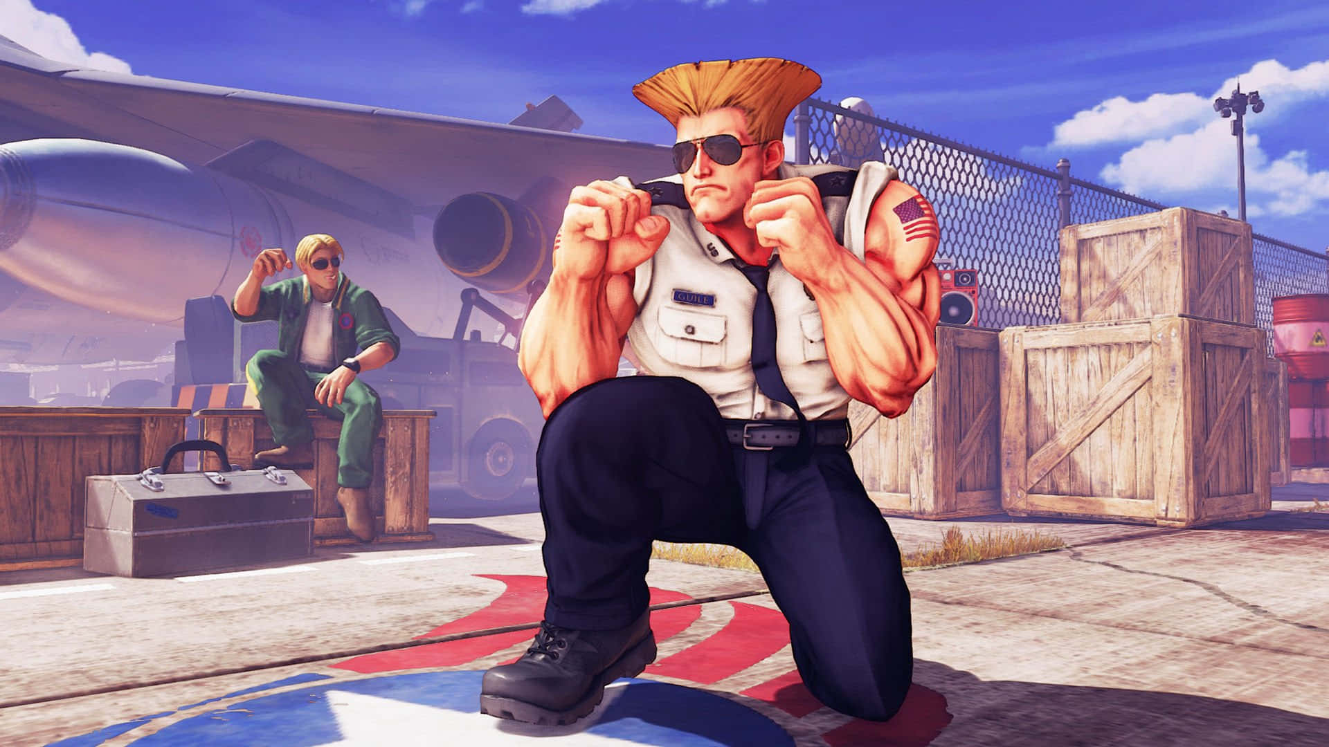 Street Fighter Guile Fond d'écran