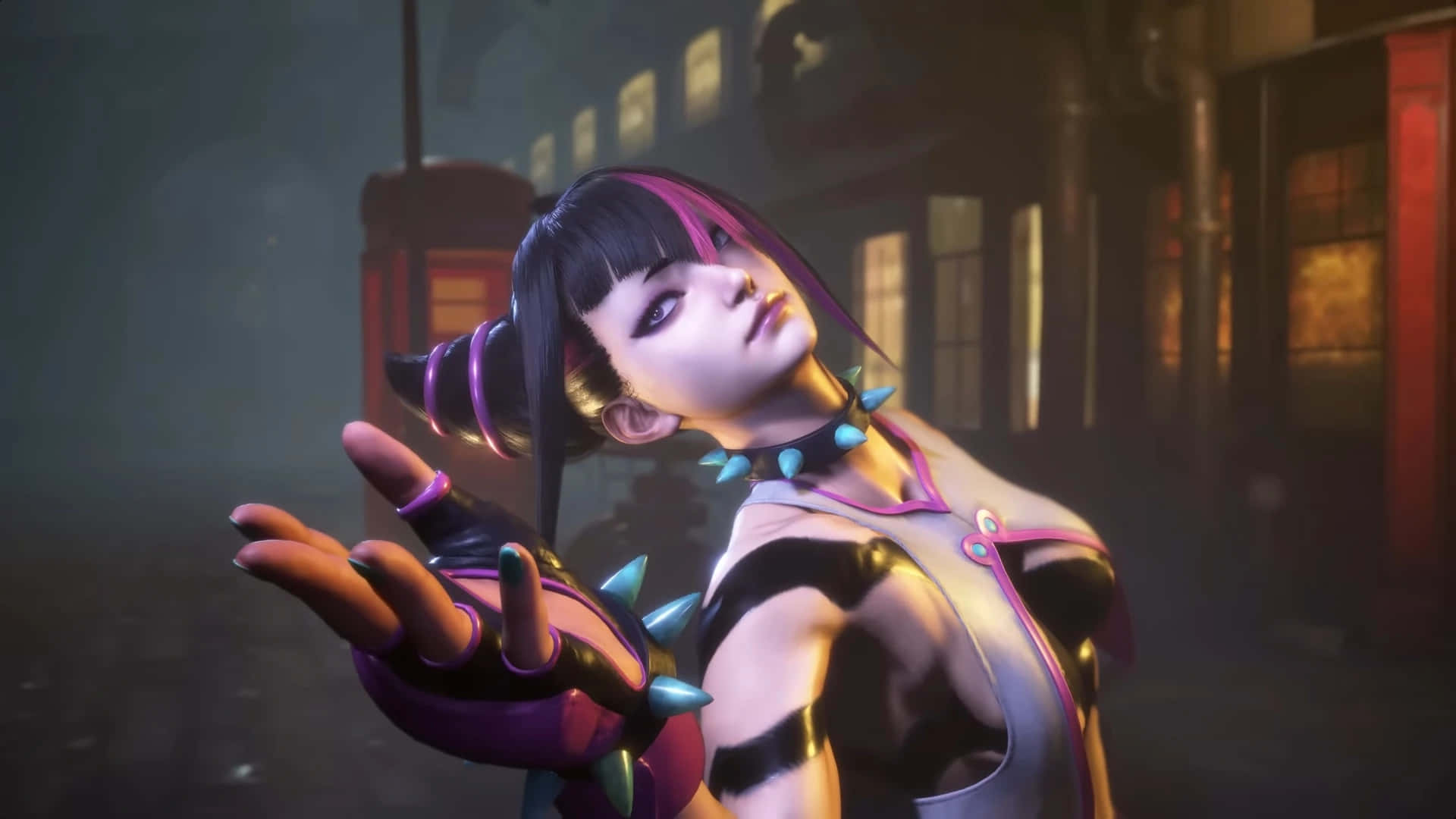 Street Fighter Juri Taustakuva