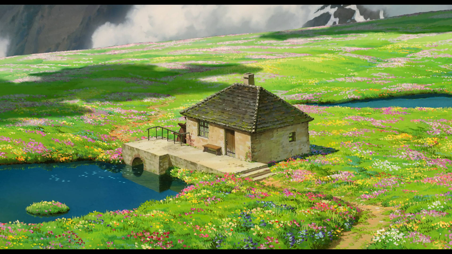 Studio Ghibli Landskaber Wallpaper