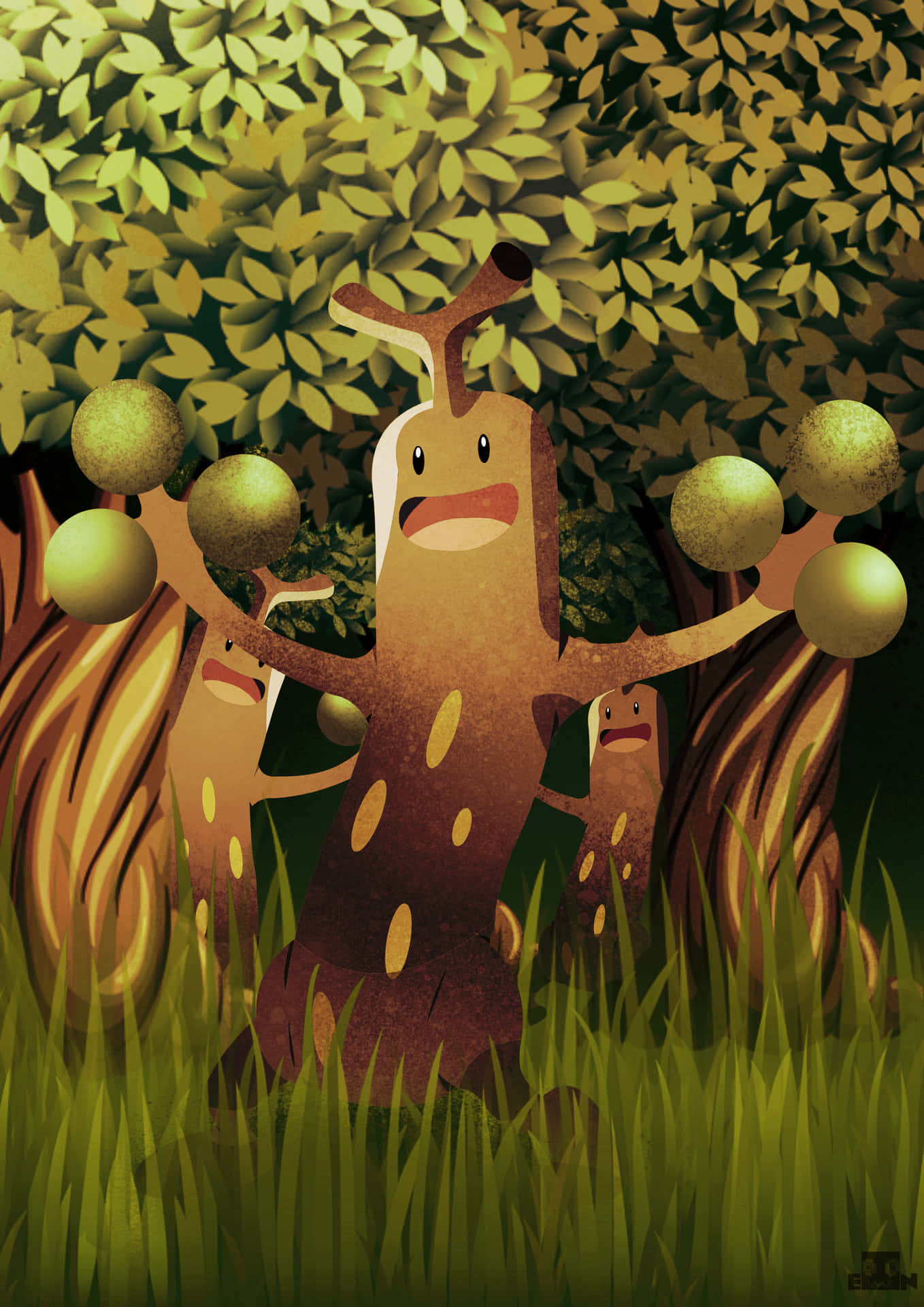 Sudowoodo Bakgrunnsbildet