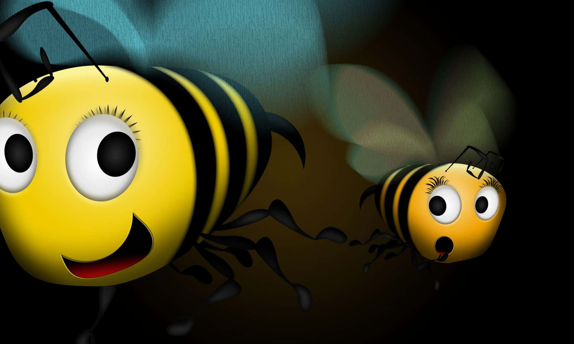 Süße Bienenbilder