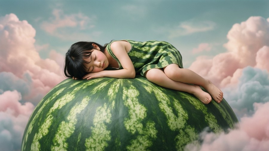 Watermelon Dream — Suika Fonds d'écran