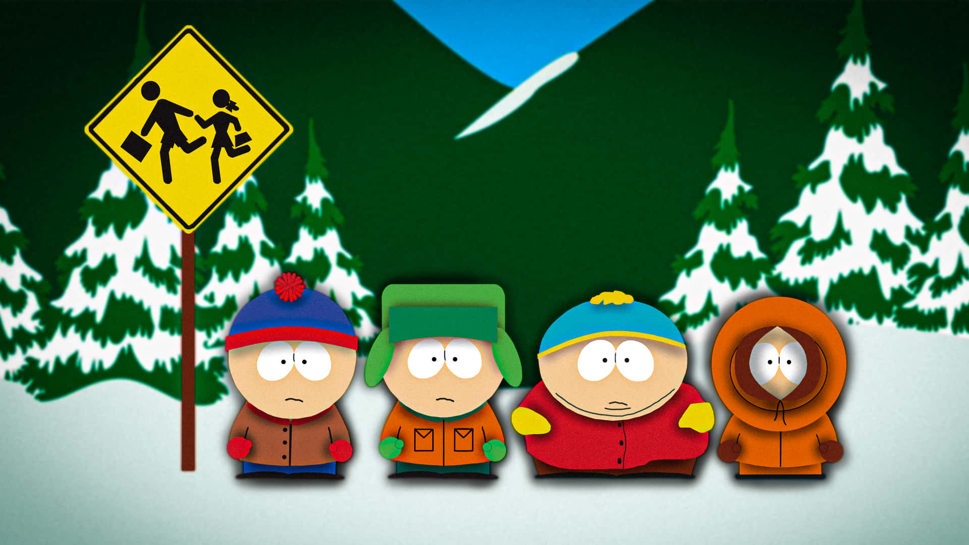 Sullo Sfondo Di South Park