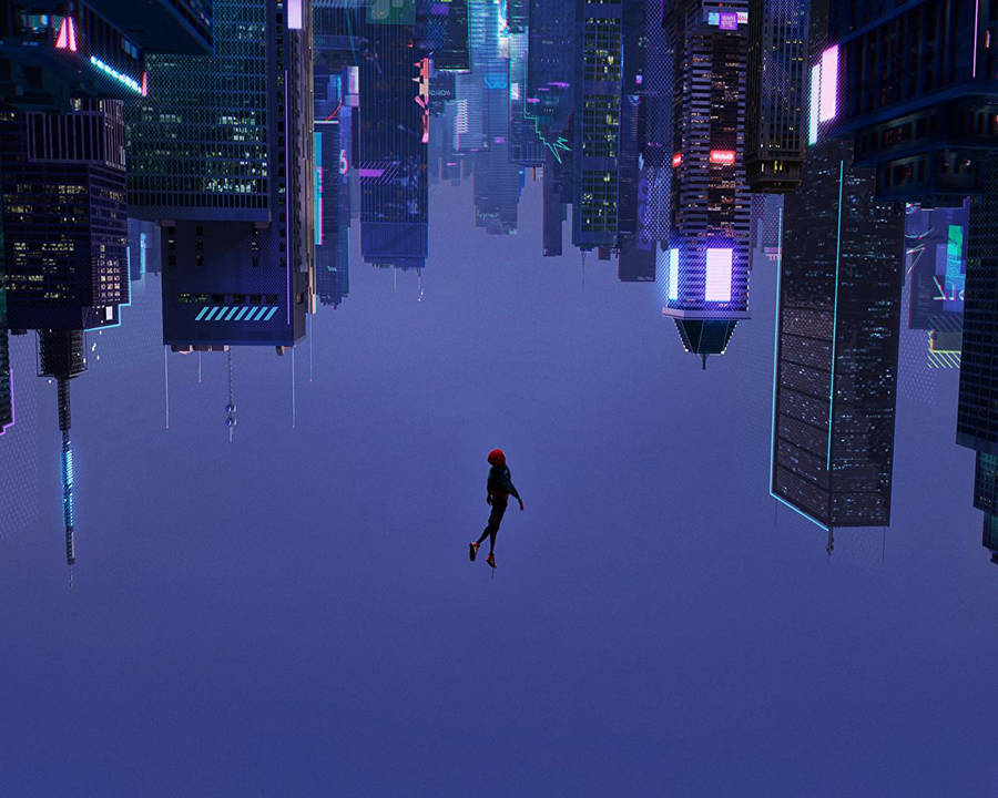 Sullo Sfondo Di The Spider Verse