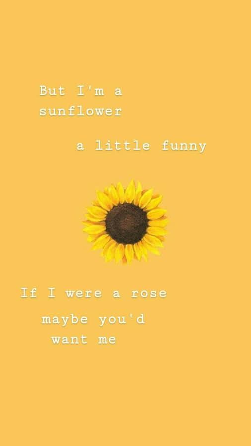 Sunflower Quotes Wallpaper