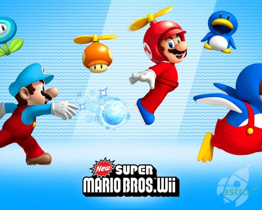 Super Mario Bros Baggrunde