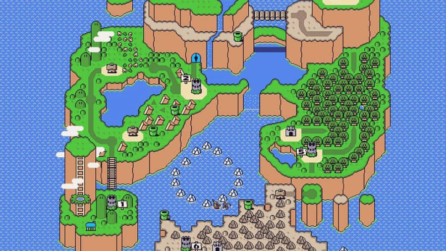 Super Mario World Background Wallpaper