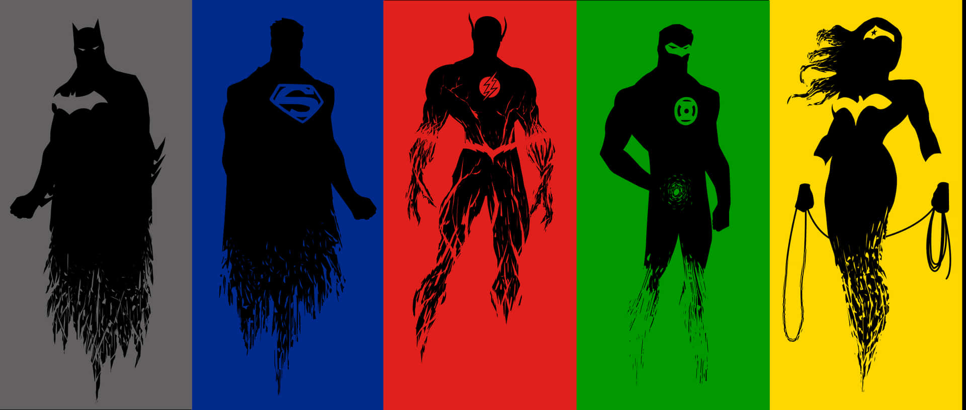 Superhero Collage Wallpaper