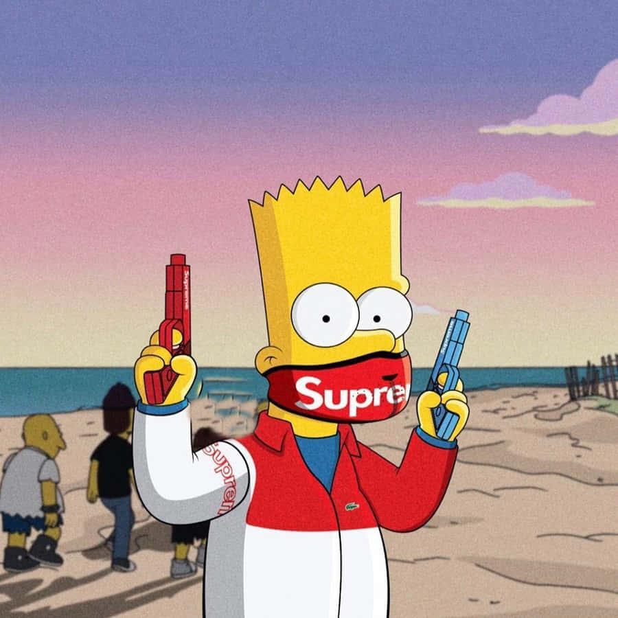 Supreme Simpson Fondo de pantalla
