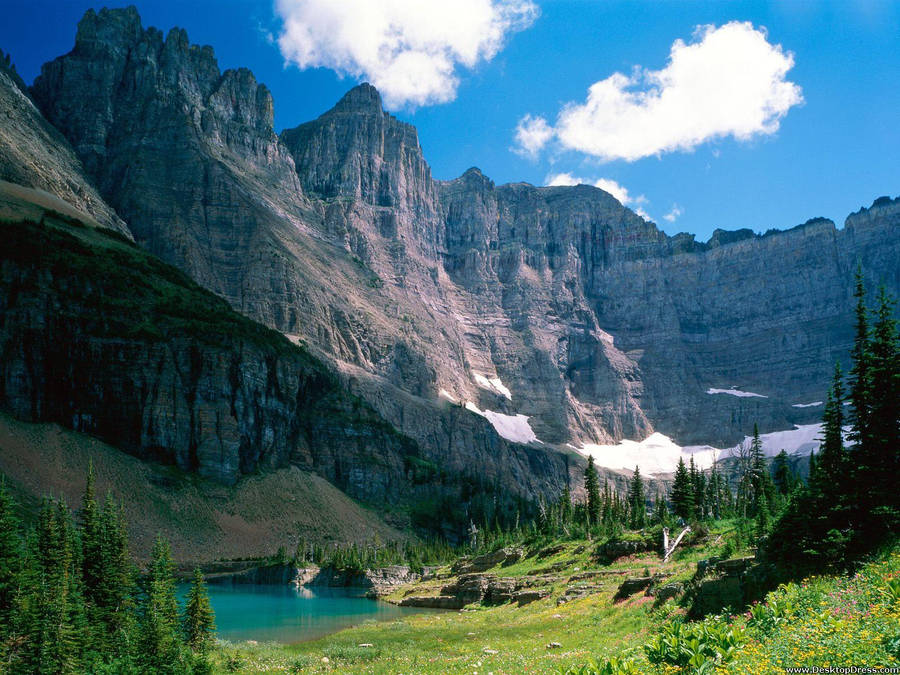 Taman Nasional Glacier Wallpaper