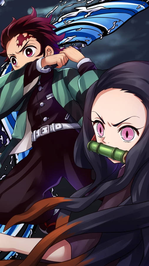 Tanjiro E Nezuko Sfondo