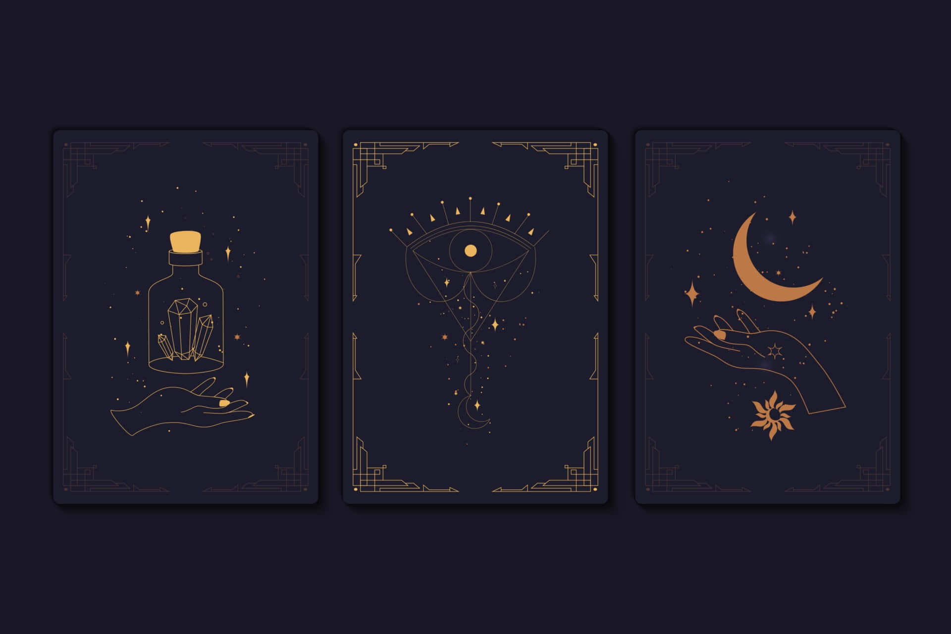 Tarot Aesthetic Achtergrond