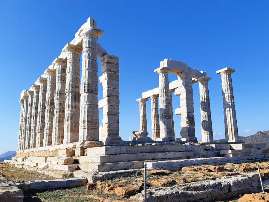 Temple Of Poseidon Achtergrond