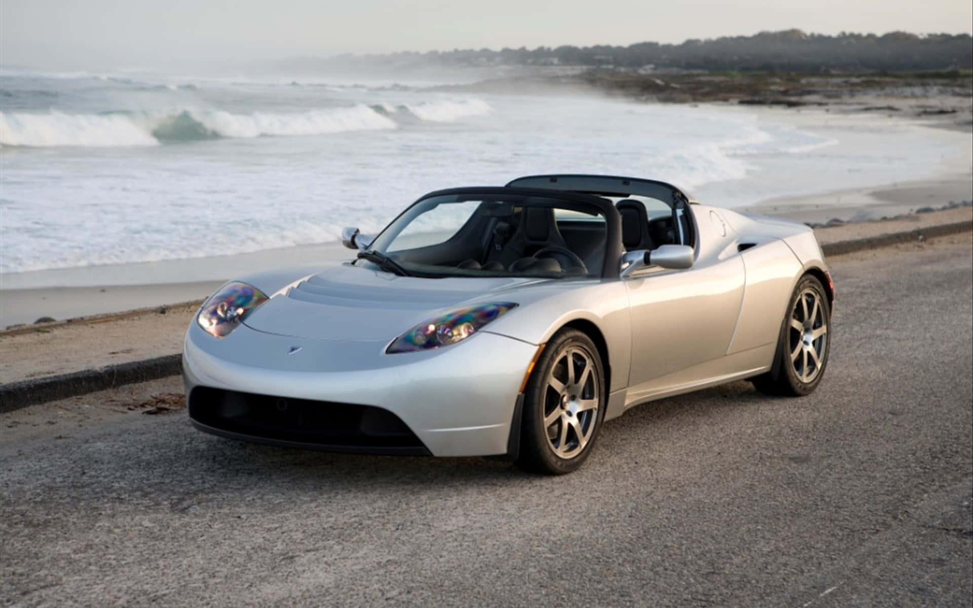 Tesla Roadster Fond d'écran