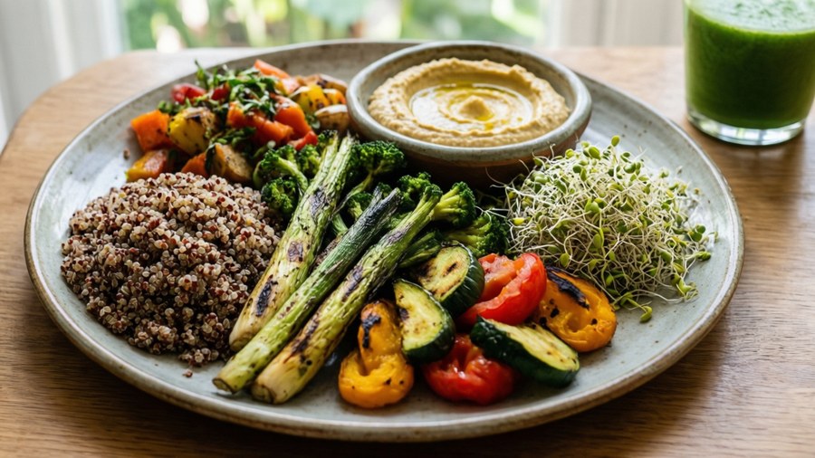 Hälsosam Fusion Thali — Thali Bakgrundsbilder