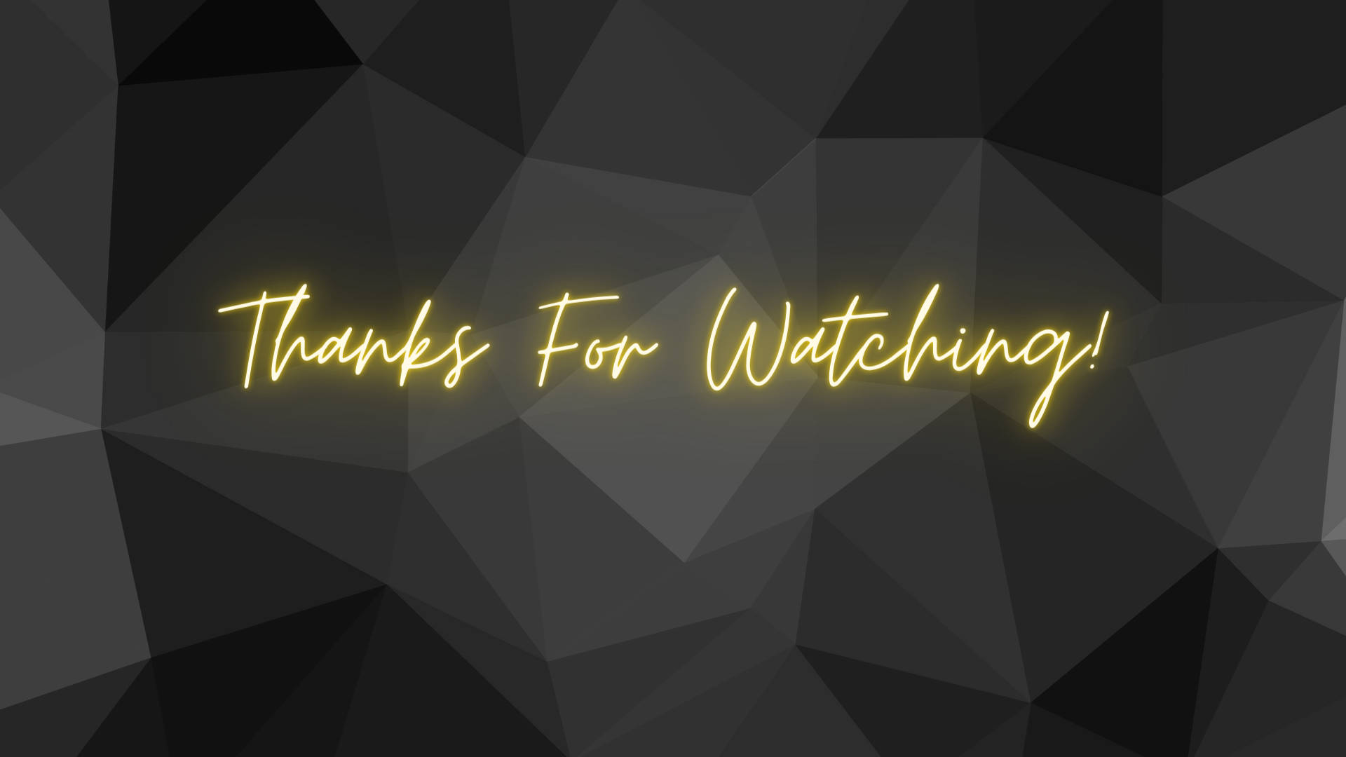 Thanks For Watching Wallpaper