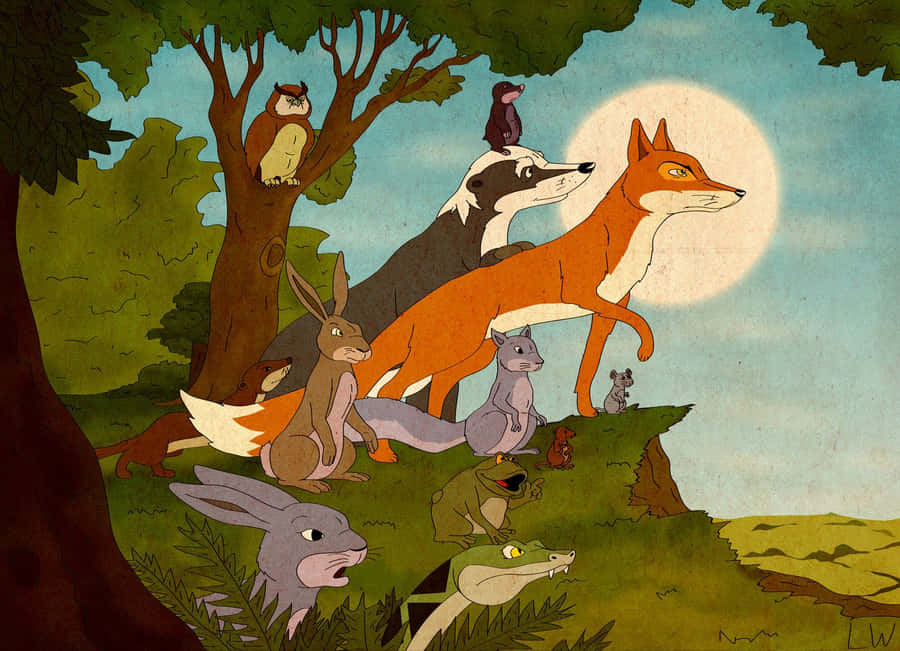 The Animals Of Farthing Wood Wallpaper