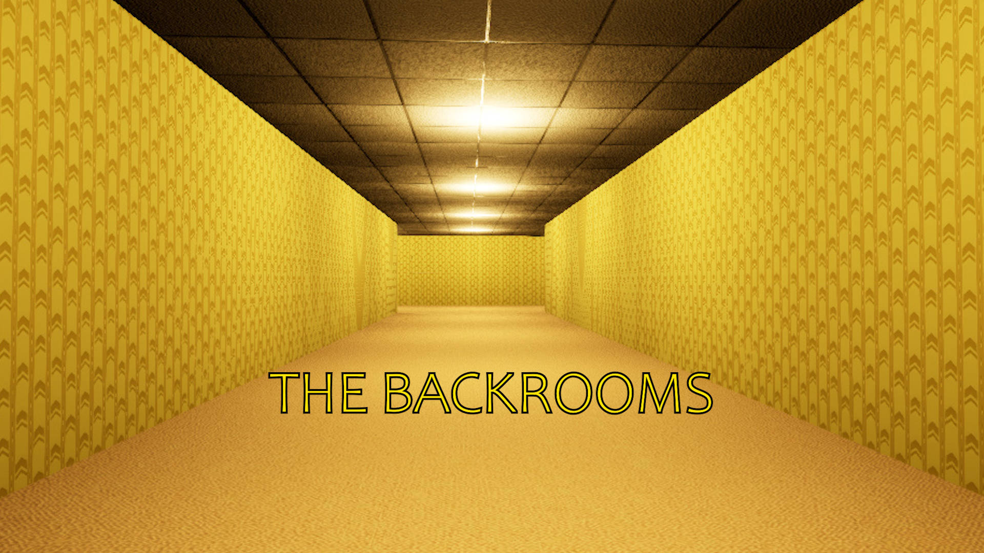 The Backrooms Background Wallpaper
