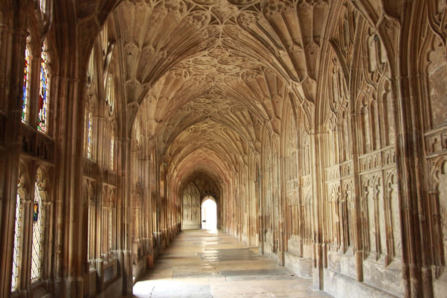 The Hogwarts Charms Corridor Wallpaper