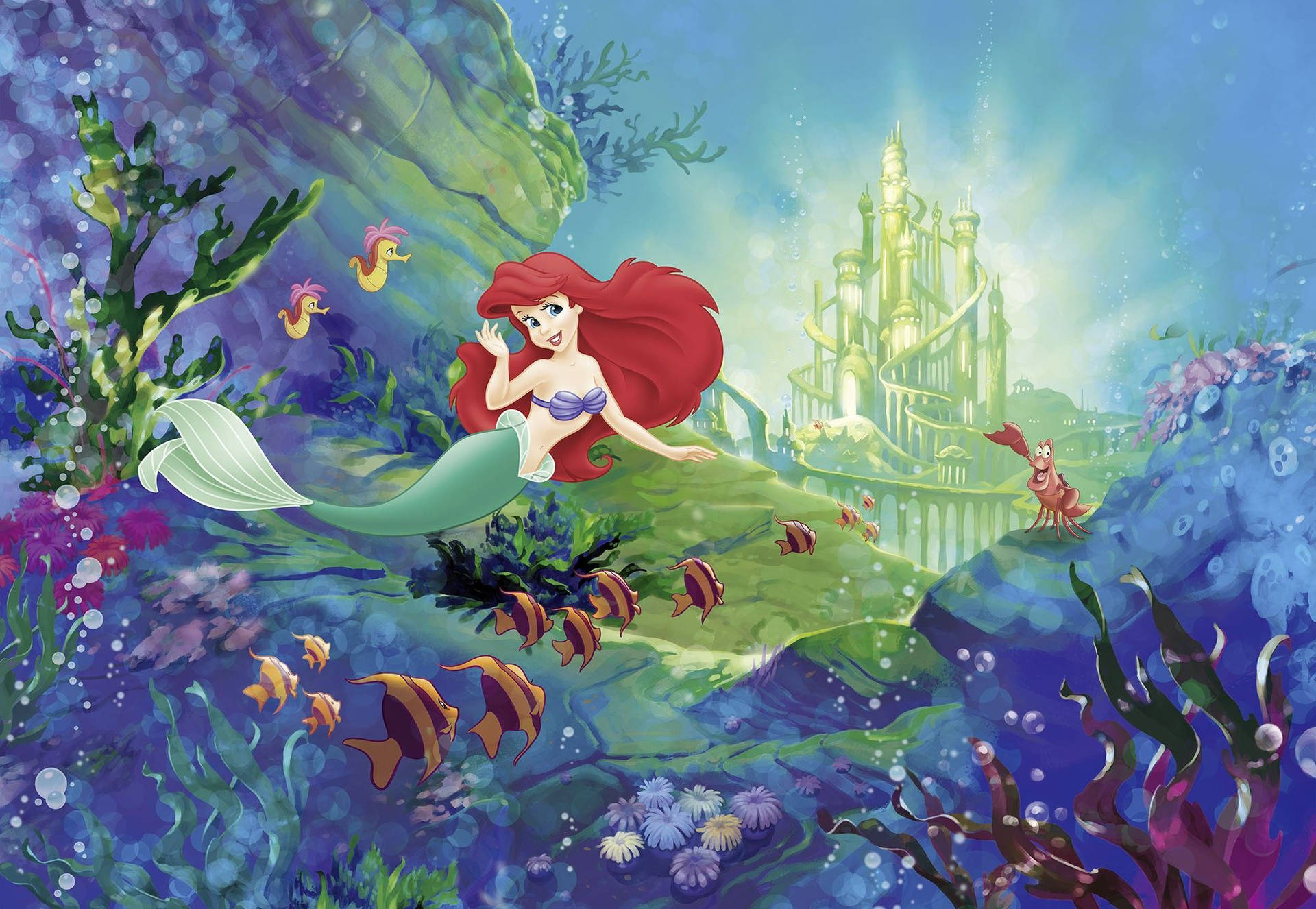 [200+] The Little Mermaid Backgrounds