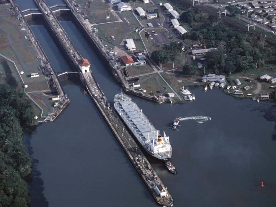 The Panama Canal Bakgrunnsbildet