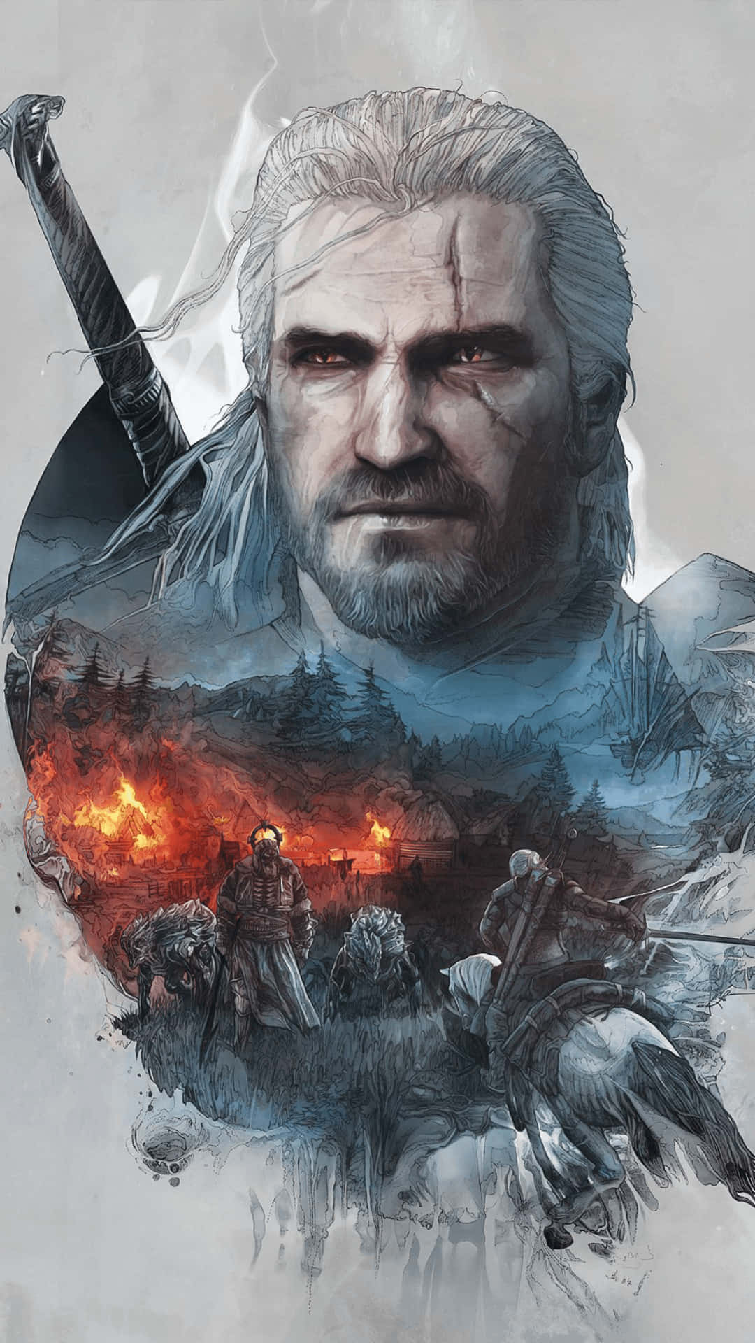 The Witcher 3 Wild Hunt Bakgrunnsbildet