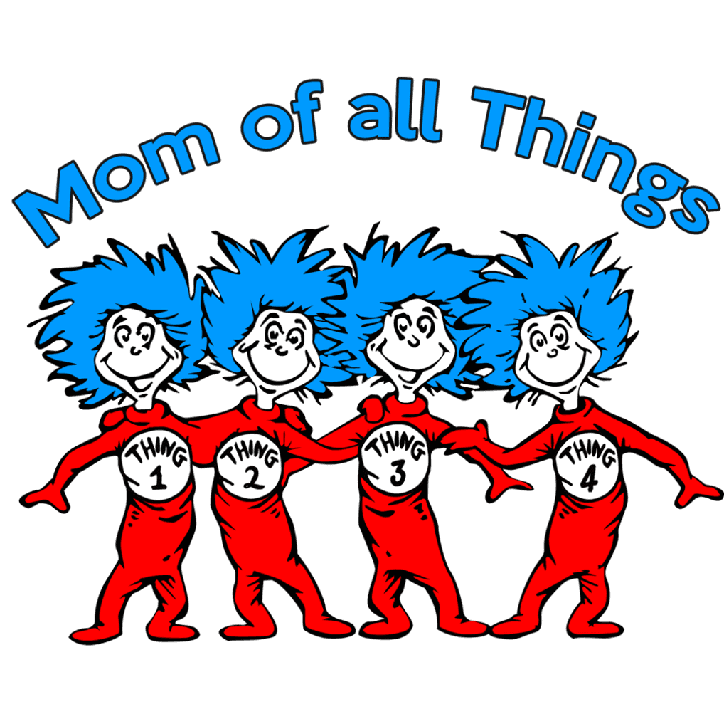 Thing 1 And Thing 2 Free SVG