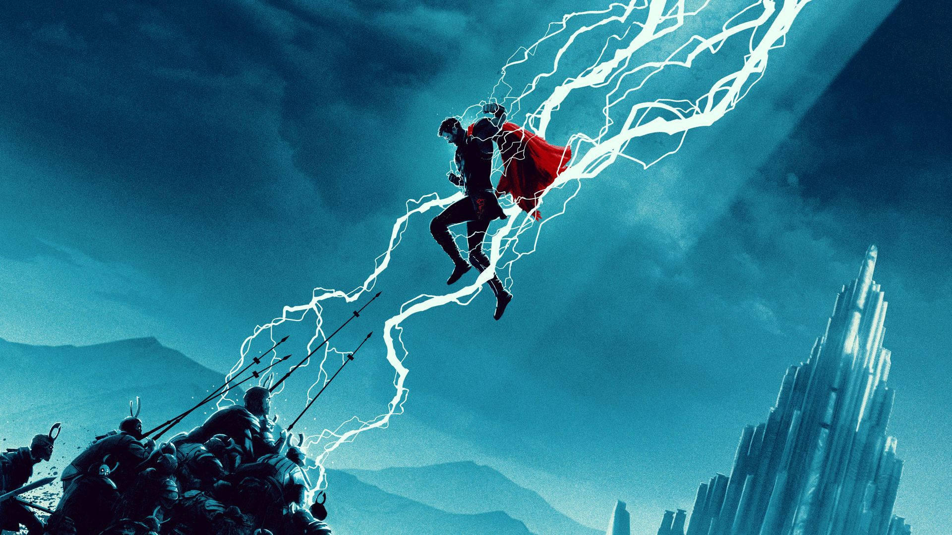 Thor Superheld Wallpaper